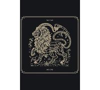 Chimera Prime Mythical Beast Notebook: Dark Fantasy Journal for Writing Sketching Notes | Gold Line Art Black Cover | Mythology Creature Planner | Gothic Aesthetic Notebook for Teens Adults