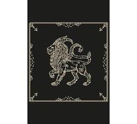 Chimera Prime Mythical Beast Notebook: Dark Fantasy Journal for Writing Sketching Notes | Gold Line Art Black Cover | Mythology Creature Planner | Gothic Aesthetic Notebook for Teens Adults