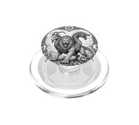Chimera Sacra Mitica Bestia Line Art PopSockets PopGrip per MagSafe