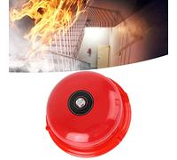 Chimes Fire Protection 100db, 4 Inch Ring Forte Campanello Antincendio Campanello Elettrico Campanello di Allarme Antincendio, per Allarme Antincendio Scolastico Evacuazione (220V)