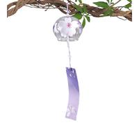 Chimes giapponese Wind Chimes tradizionale benedetto Wind Chimes ciondolo | Romantico Fiore Piccola Campana di Carta Tradizionale Beato Campana Pendente Fatto a Mano per Interni Esterni Giardino
