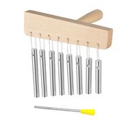 Chimes Instrument, Single Row Bell Chime Bar, Hand Percussion Sound Tool, Ideal for Meditation, Sound Healing, and Music Practice Adults, Women, Men, Good to Beginners