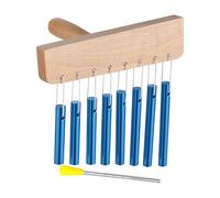 Chimes Instrument, Single Row Bell Chime, Hand Percussion Instruments, 9.84x6.69 inches Therapeutic Sound Healing Instruments for Adults, Women, Men, and Beginners