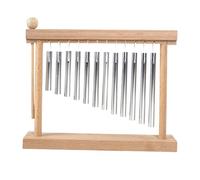 Chimes Percussion, Tabletop Wind Chime Instrument, 9.84x7.48x1.57inch, Lightweight Collaborative Sound Tool, Soothing Tones, Ideal for Relaxation, Temple, School, Yoga, Indoor Use