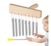 CHIMES STRUMENT, CHIMES PERCUSSIONI - Carillon portatile con bastone | Accessori di meditazione, attenzione in classe getter, strumenti a percussione a mano per principianti