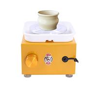 CHIMHOON Mini disco elettrico per ceramiche, ruota in ceramica, macchina fai da te + accessori, macchina per ruote in ceramica, con bacino rimovibile, per lavori in ceramica, argilla Art Craft