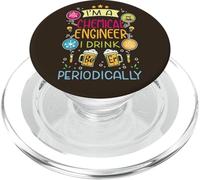 Chimica Bere Birra Esperimento di laboratorio Ingegnere chimico PopSockets PopGrip per MagSafe