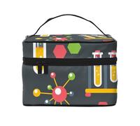 Chimica e ScienzeBorsa per il trucco, borsa cosmetica portatile per donna - Organizer da viaggio per cosmetici, regalo per momenti speciali