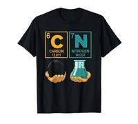 Chimica Elementi della Tavola Prediotica Carbonio Azoto Maglietta