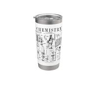 Chimica Insegnante Studente Laboratorio Scienze Vintage Brevetto Bicchiere termico in acciaio inox doppia parete