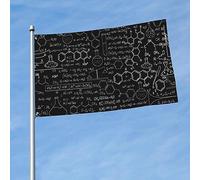 Chimica Organica Garden Flag Con 2 Occhielli Bandiere Di Benvenuto Divertente Bandiere Da Giardino Decorazione Per All'Aperto Patio Interni 90X152Cm