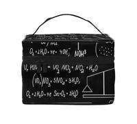 Chimica organicaBorsa per il trucco, borsa cosmetica portatile per donna - Organizer da viaggio per cosmetici, regalo per momenti speciali