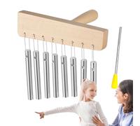 Chimica Percussione, Campanelli Musicali in Legno 8 Toni, Strumento Musicale A Tubi In Alluminio Solido Con Per Principianti, Uso Interno, Scuola E Classe