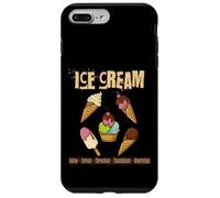 Chimica Pun Food ICe CrEaM Elementi Tavola Periodica Divertente Custodia per iPhone 7 Plus/8 Plus