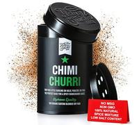 Chimichurri Dry Rub Condimento BBQ Artigianale 100% Naturale per Bistecca Brisket Pollo Pesce Tacchino Spezie Verdi Argentine per Carne alla Griglia Senza MSG Basso Sale 100g