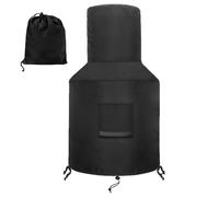 Chiminea Fire Pit Cover - Protezione Garden Chimenea, Copertura Esterno Antivento | Scudo per Aperto Impermeabile Pesante per la Neve Pioggia, Copertura per Terrazza Cortile Riscaldamento con