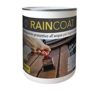 Chimiver RAINCOAT (1 Litro - PIGMENTATO) - Impregnante per legno da esterno. Rinnova, nutre e protegge: ideale per infissi, serramenti, gazebo, mobilio, staccionate e tettoie