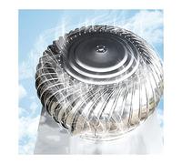 Chimney Spinner Cowl，Cowl cap with Claw Base Energy Saving，Fits Most Standard Chimney Pots,Rotating Chimney Cowl cap,Anti-Downdraught with Claw Base Energy Saving (Size : 110mm/4.33in)