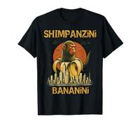 Chimpanzini Bananini Italiano Brainrot Meme Vintage Giapponese Maglietta