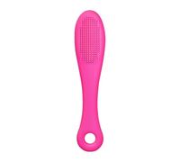 Chin Brush - 10 x 2,5 cm Pet Scrubber | Silicone Brush, non Slip Finger