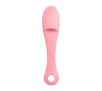 Chin Brush - 10x2.5cm Pet Scrubber | Silicone Brush, Non-Slip Finger