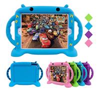 Chin FAI - Custodia per iPad 10.2 2019 per bambini, iPad 7a generazione/iPad Air 3 10.5/iPad Pro 10.5 in silicone antiurto con manico Blu Scarpette a strappo Voltaic 3 Velcro Fade - Bambini