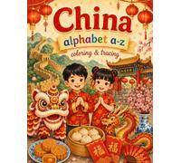 China A to Z Tracing and Coloring Book