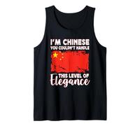 China Flag Proud Elegant Chinese Boyfriend Girlfriend Canotta
