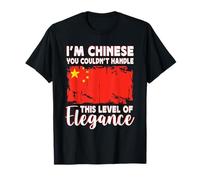 China Flag Proud Elegant Chinese Boyfriend Girlfriend Maglietta