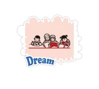 China Red Education Promotion Class Adesivi Citazione Sogno Decalcomanie in Vinile