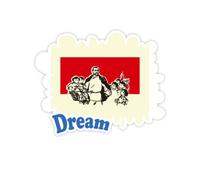China Red Education Propaganda Leader Adesivi Citazione Sogno Decalcomanie in Vinile