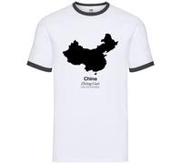 China Silhouette - Uomo Suoneria - Cinese Hong Kong Paese Viaggio Bandiera