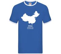 China Silhouette - Uomo Suoneria - Cinese Hong Kong Paese Viaggio Bandiera