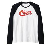 China Tradizione Cultura Stelle Rosse Maglia con Maniche Raglan
