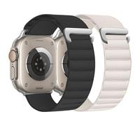 Chinbersky 2 Pezzi Cinturino Alpine Loop Compatibile con Apple Watch Ultra Cinturino 49 mm 45 mm 44 mm 46 mm 42 mm, Cinturino Sport in Nylon Regolabile in Stoffa per iWatch Ultra 2 SE Series 10 9 8 7