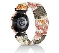 chinbersky 20mm Nylon Cinturino Elastico Compatibile con Samsung Galaxy Watch 4/5/6/7/FE 40mm 44mm Cinturino/Watch 5 Pro/Watch 4&6 Classic/Active 2 40mm 44mm/Watch 3 41mm/Gear Sport/Gear S2 Classic