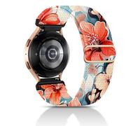 chinbersky 20mm Nylon Cinturino Elastico Compatibile con Samsung Galaxy Watch 4/5/6/7/FE 40mm 44mm Cinturino/Watch 5 Pro/Watch 4&6 Classic/Active 2 40mm 44mm/Watch 3 41mm/Gear Sport/Gear S2 Classic