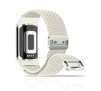 chinbersky Intrecciato Cinturini Compatibile con Fitbit Charge 6 5 Cinturino, Chiusura Magnetica Tessuto Elastico Sport Nylon Band per Donne Uomini