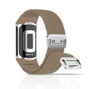 chinbersky Intrecciato Cinturini Compatibile con Fitbit Charge 6 5 Cinturino, Chiusura Magnetica Tessuto Elastico Sport Nylon Band per Donne Uomini