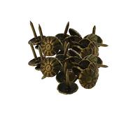 Chinchetas Tachuelas, Chiodi for tappezzeria di crisantemo, 0,31" di diametro della testa, spilli rotondi in ferro for mobili, testiere decorative for divani, sedie, ferramenta, pannelli di sughero, p