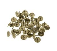 Chinchetas Tachuelas, Chiodi for tappezzeria di crisantemo, 0,31" di diametro della testa, spilli rotondi in ferro for mobili, testiere decorative for divani, sedie, ferramenta, pannelli di sughero, p