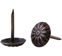 Chinchetas Tachuelas, Chiodi for tappezzeria di crisantemo, 0,31" di diametro della testa, spilli rotondi in ferro for mobili, testiere decorative for divani, sedie, ferramenta, pannelli di sughero, p