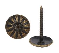 Chinchetas Tachuelas, Chiodi for tappezzeria di crisantemo, 0,31" di diametro della testa, spilli rotondi in ferro for mobili, testiere decorative for divani, sedie, ferramenta, pannelli di sughero, p