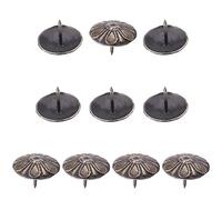 Chinchetas Tachuelas, Chiodi for tappezzeria di crisantemo, 0,31" di diametro della testa, spilli rotondi in ferro for mobili, testiere decorative for divani, sedie, ferramenta, pannelli di sughero, p