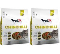 CHINCHILA PREMIUM PLUS 750g - Mangime per cincillà con verdura ed erbe (Confezione da 2)