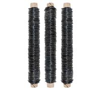 Chinchilla® Filo per Avvolgere Nero | 0,65 mm, Rotolo da 38 m | Durevole, Sicuro e Facile da maneggiare | Ideale per Giardinaggio, Artigianato, floricoltura e Bambini | Filo per Legare Versatile
