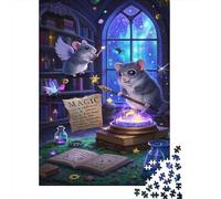 Chinchilla Puzzle Impossibili 1000Pcs Mouse di castagna magica Decorazione Per La Casa. Rilassamento E Intelligence Per Adulti E Ragazzi Da 14 Anni 1000pcs (75x50cm)
