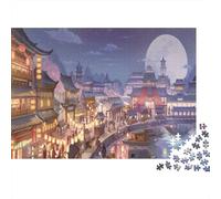 Chinese Architecture 1000 Pezzi Recyclable Persone Anziane Puzzle Chinese Architecture 1000 Pezzi Allevia la Demenza Senile Family Gaming Time Props Great Gift