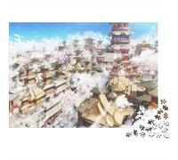 Chinese Architecture Riciclato Material Puzzle Chinese Architecture Divertente Activity Gift Divertente