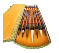 Chinese Calligraphy Gift Box Brush Set 7 Pcs Kanji Brushes
